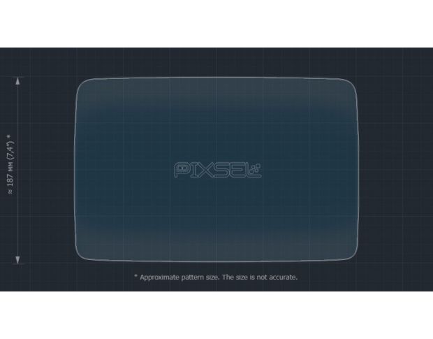 Захисне скло Pixsel для заднього монітора MERCEDES BENZ S-CLASS - 13.6“ 2020 - (гібридне глянець)