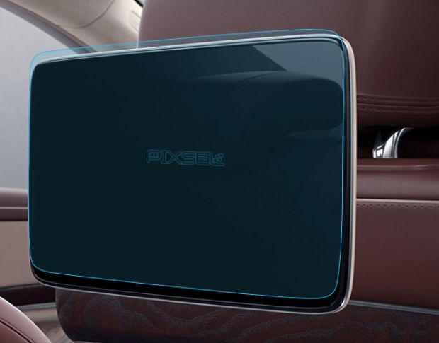 Захисне скло Pixsel для заднього монітора MERCEDES BENZ S-CLASS - 13.6“ 2020 - (гібридне глянець)