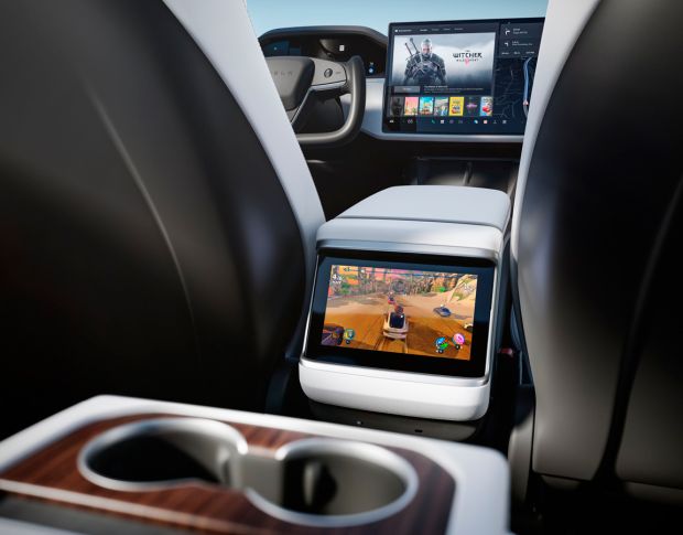 Захисне скло Pixsel для заднього монітора TESLA MODEL S PLAID - 10.1“ 2022 - (гібридне мат)