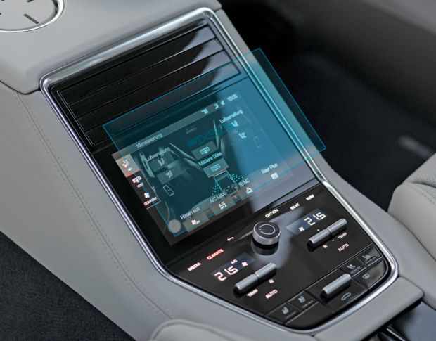 Захисне скло Pixsel для монітора підлокітника PORSCHE PANAMERA - 8.5“ 2017 - 2023 (гібридне глянець)