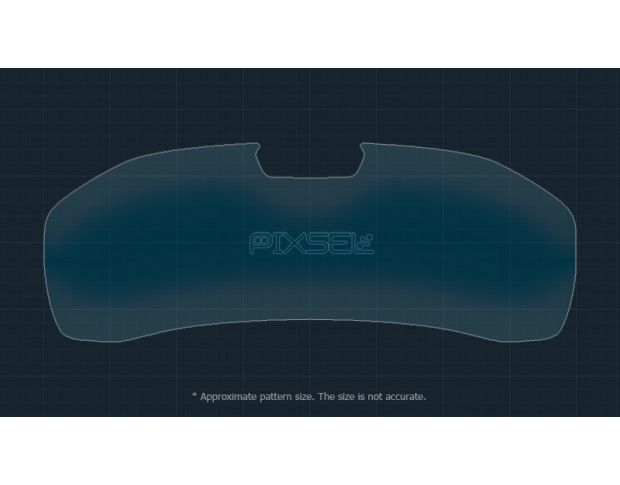 Захисне скло Pixsel для панелі приладів із камерою BMW 3 / M3 - 14“ 2019 - 2022 (G20, G21, G80) (гібридне мат)