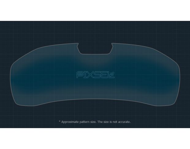 Защитное стекло Pixsel для панели приборов с камерой BMW 4 / M4 - 14“ 2020 - 2023 (G22, G23, G26, G82, G83) (гибридное глянец)