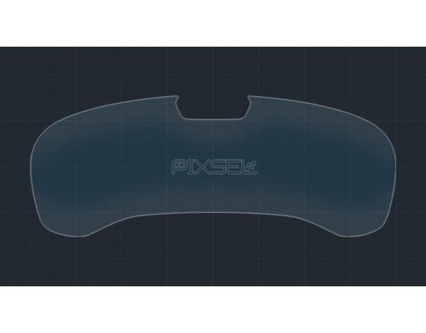 Захисне скло Pixsel для панелі приладів із камерою BMW 6 / M6 - 14.2“ 2017 - 2020 (G32) (гібридне мат)