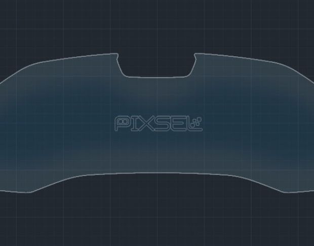 Защитное стекло Pixsel для панели приборов с камерой BMW 8 / M8 - 13.9“ 2018 - (G14, G15, G16 / F91, F92, F93) (гибридное глянец)
