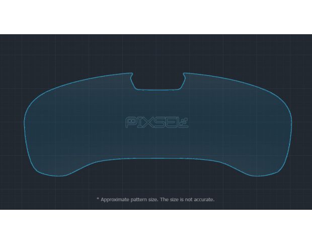 Захисне скло Pixsel для панелі приладів із камерою BMW iX3 - 14.3“ 2021 - (G08) (гібридне мат)