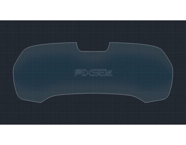 Захисне скло Pixsel для панелі приладів із камерою BMW X5 - 14.2“ 2019 - 2022 (G05) (гібридне мат)