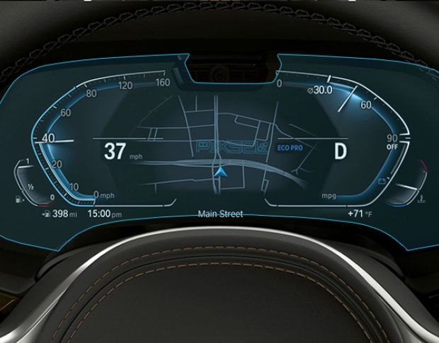 Захисне скло Pixsel для панелі приладів із камерою BMW X6 - 14.2“ 2019 - 2022 (G06) (гібридне мат)