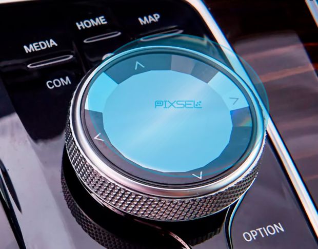Защитное стекло Pixsel для селектора BMW X5 - 2.7“ 2019 - 2022 (G05) (гибридное глянец)