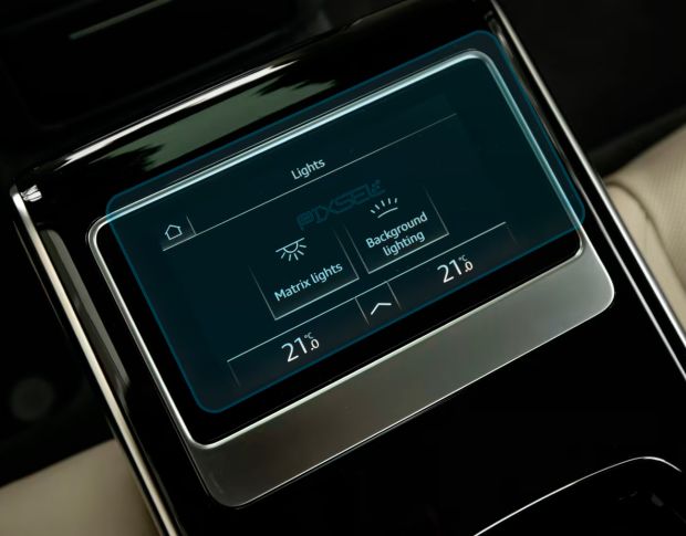 Защитное стекло Pixsel для заднего климат-контроля AUDI A8 / S8 - 7.3“ 2023 - (гибридное глянец)