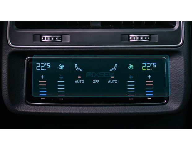 Захисне скло Pixsel на задній клімат-контроль AUDI Q7/SQ7/RSQ7 - 6.6“ 2019 - 2024 (гібридне глянець)