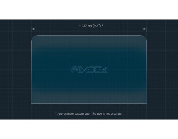 Защитное стекло Pixsel для заднего климат-контроля HONGQI E-HS9 - 10.8“ 2020 - (гибридное мат)