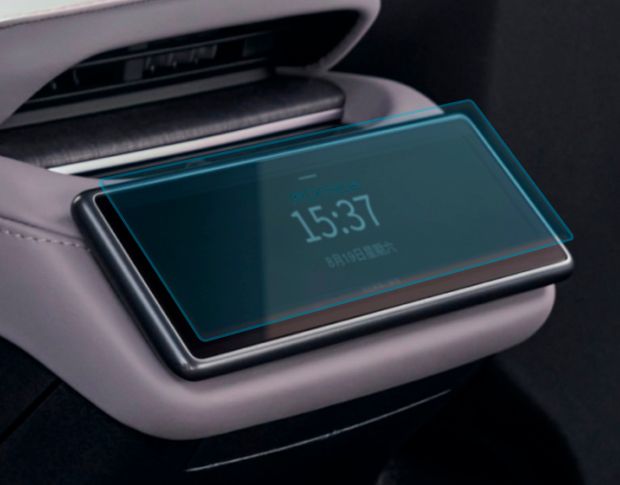 Защитное стекло Pixsel для заднего климат-контроля NIO EC6 - 7.1“ 2023 - (гибридное глянец)