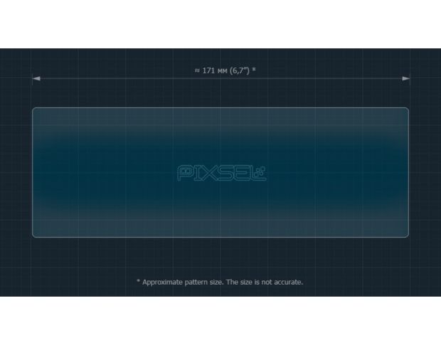 Защитное стекло Pixsel для заднего климат-контроля NIO ES8 - 7.1“ 2023 - (гибридное мат)