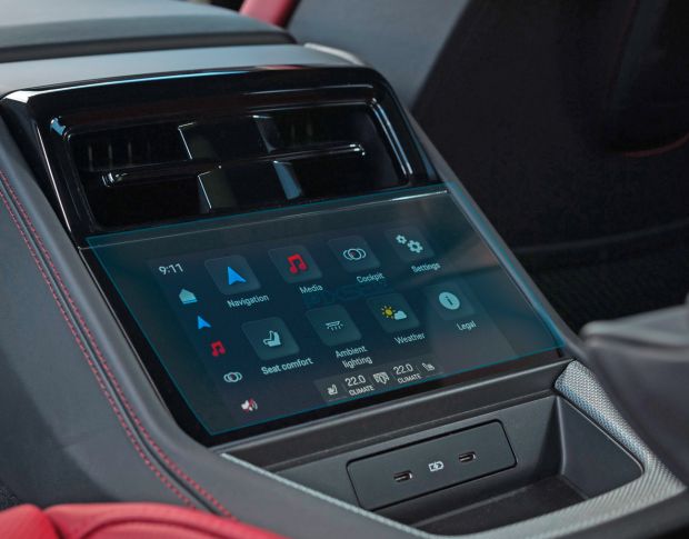 Захисне скло Pixsel на задній клімат PORSCHE PANAMERA - 9“ 2024 - (гібридне мат)