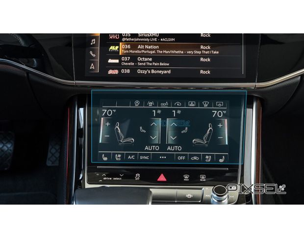 Захисне скло Pixsel на клімат AUDI A8 / S8 - 10.2“ 2018 - 2023 (гібридне мат)