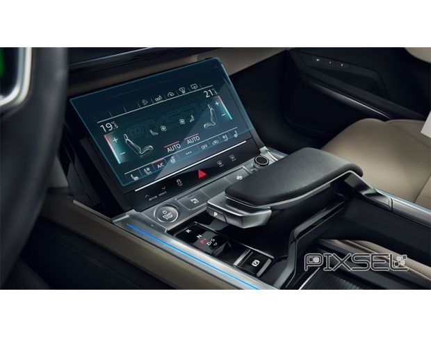 Захисне скло Pixsel на клімат AUDI E-TRON - 10.2“ 2018 - 2022 (гібридне глянець)