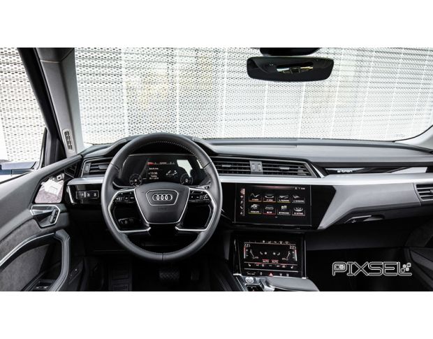 Захисне скло Pixsel на клімат AUDI E-TRON - 10.2“ 2018 - 2022 (гібридне глянець)