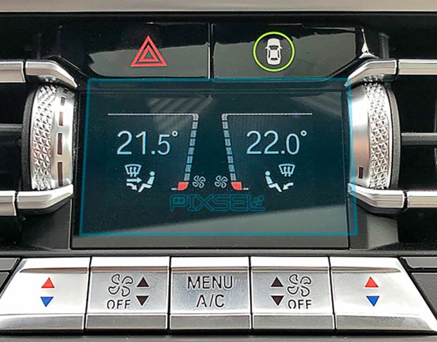 Захисне скло Pixsel на клімат BMW iX3 - 2.9“ 2021 - (G08) (гібридне глянець)