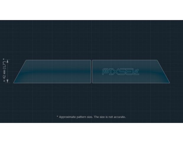Защитное стекло Pixsel для климат-контроля DENZA N7 - 5.7“ 2023 - (гибридное мат)