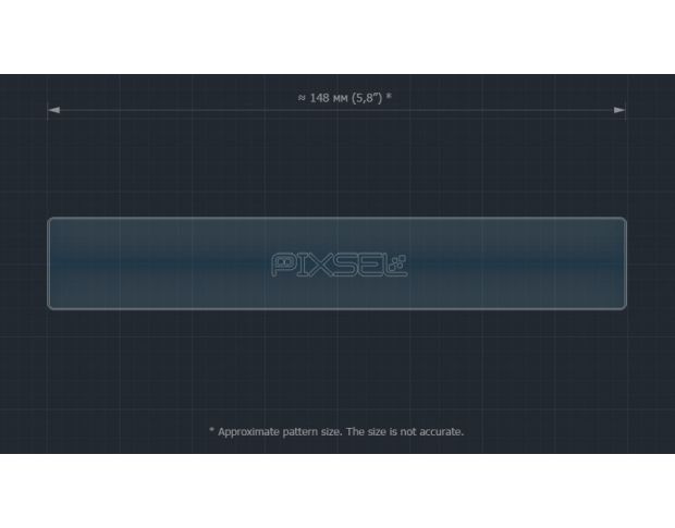 Защитное стекло Pixsel для климат-контроля HYUNDAI PALISADE - 5.9“ 2018 - 2022 (гибридное мат)