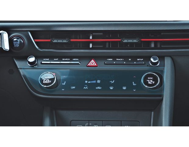 Захисне скло Pixsel на клімат HYUNDAI SONATA - 12.3“ 2023 - (гібридне глянець)