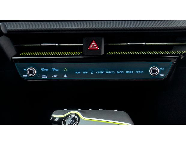 Защитное стекло Pixsel для климат-контроля KIA EV6 - 14“ 2022 - (гибридное глянец)