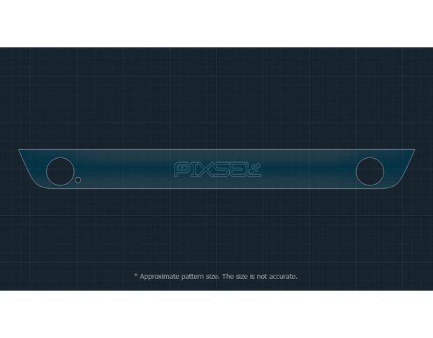 Защитное стекло Pixsel для климат-контроля KIA SPORTAGE - 14“ 2022 - 2024 (гибридное глянец)