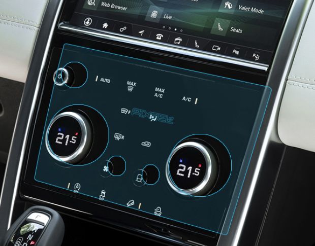 Захисне скло Pixsel на клімат LAND ROVER DISCOVERY SPORT - 10.4“ 2022 - (гібридне глянець)