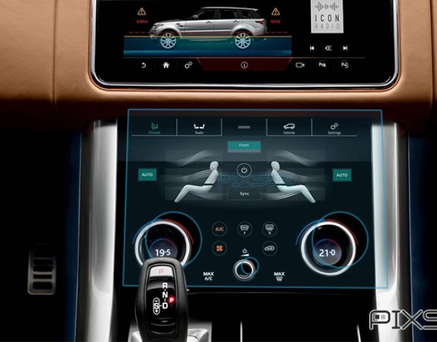 Захисне скло Pixsel на клімат LAND ROVER RANGE ROVER SPORT - 11.6“ 2018 - 2021 (гібридне глянець)