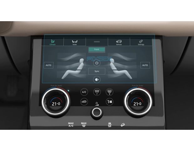 Защитное стекло Pixsel для климат-контроля LAND ROVER RANGE ROVER VELAR - 10.6“ 2017 - 2019 (гибридное глянец)