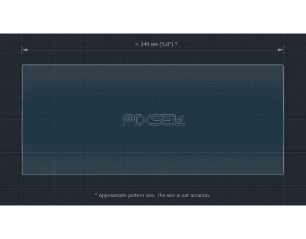 Защитное стекло Pixsel для климат-контроля LAND ROVER RANGE ROVER VELAR - 10.6“ 2020 - 2023 (гибридное глянец)