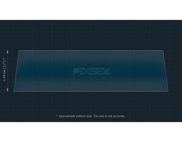 Захисне скло Pixsel на клімат MASERATI GRECALE - 6.7“ 2023 - (гібридне глянець)