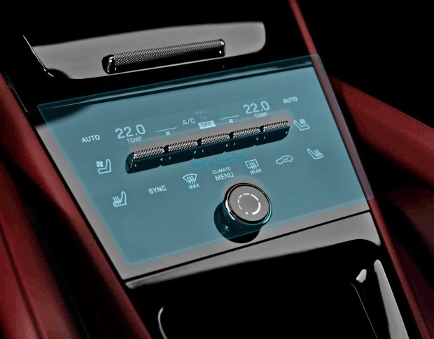Захисне скло Pixsel на клімат PORSCHE CAYENNE - 8.8“ 2023 - (гібридне глянець)