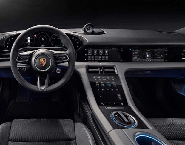 Захисне скло Pixsel на клімат PORSCHE TAYCAN - 10.5“ 2020 - (гібридне мат)