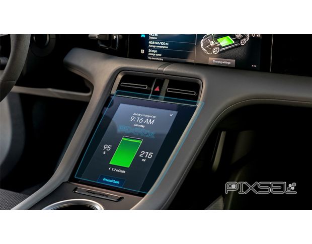 Захисне скло Pixsel на клімат PORSCHE TAYCAN - 10.5“ 2020 - (гібридне мат)