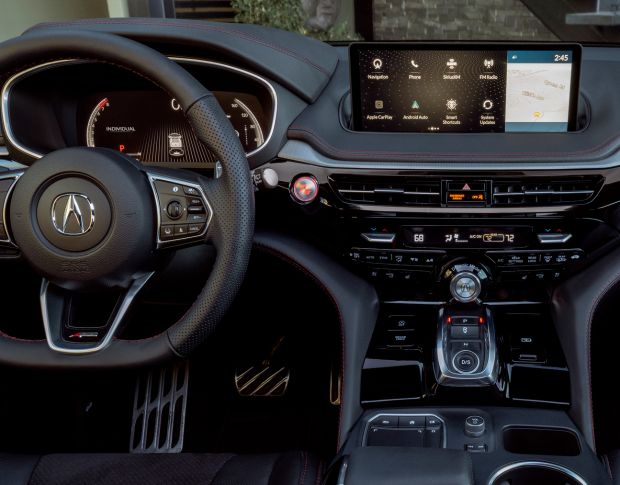 Захисне скло Pixsel на монітор ACURA MDX - 12.7“ 2021 - 2024 (гібридне глянець)