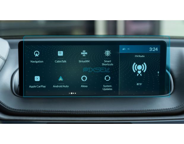 Захисне скло Pixsel на монітор ACURA MDX - 12.7“ 2021 - 2024 (гібридне глянець)