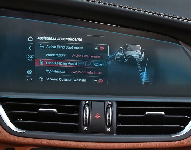 Захисне скло Pixsel на монітор ALFA ROMEO GIULIA - 16.6“ 2016 - (гібридне мат)