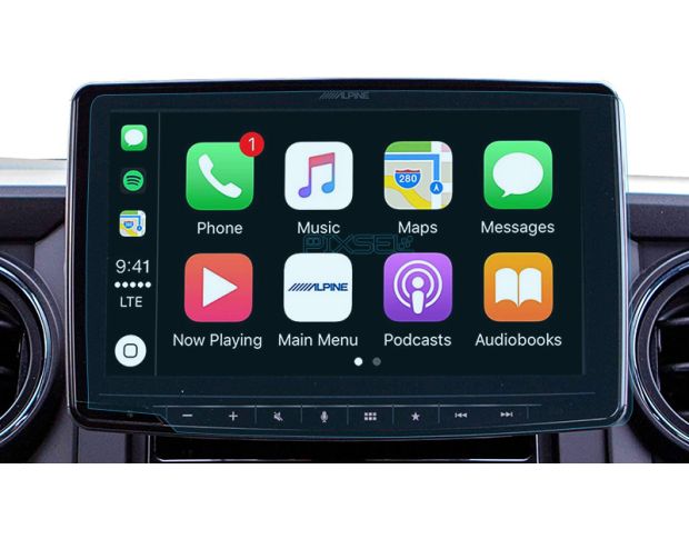 Защитное стекло Pixsel на монитор ALPINE iLX - 10.5“ (гибридное глянец)