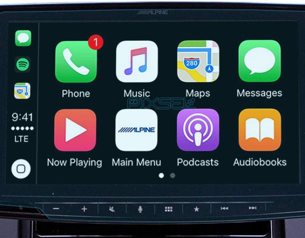 Защитное стекло Pixsel на монитор ALPINE iLX - 10.5“ (гибридное глянец)