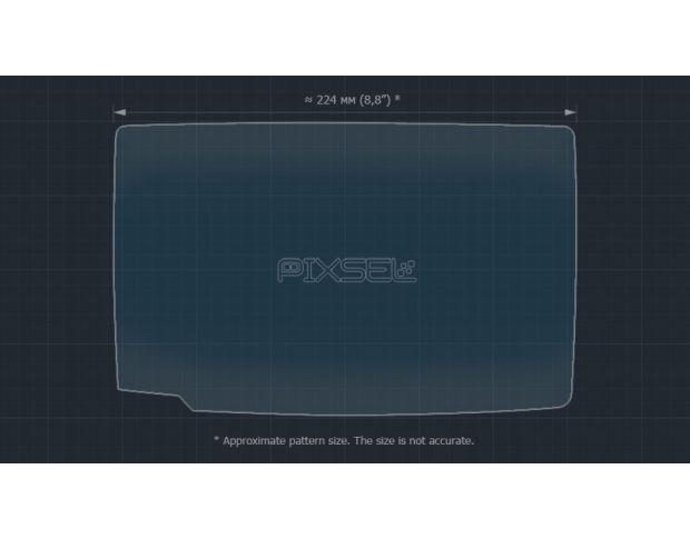 Защитное стекло Pixsel на монитор ALPINE iLX - 10.5“ (гибридное глянец)