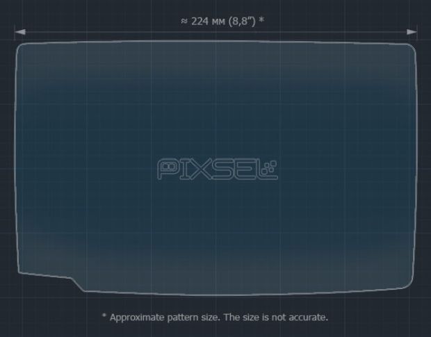 Захисне скло Pixsel на монітор ALPINE iLX - 10.5“ (гібридне мат)
