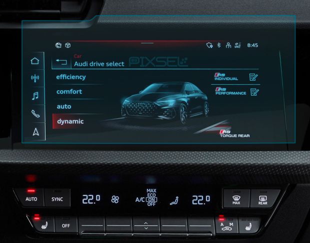 Захисне скло Pixsel на монітор AUDI A3 / S3 / RS3 - 11“ 2020 - (гібридне мат)