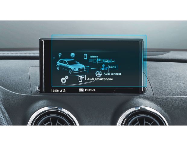 Защитное стекло Pixsel на монитор AUDI A3 / S3 / RS3 - 7.8“ 2016 - 2019 (гибридное мат)