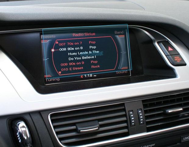 Защитное стекло Pixsel на монитор AUDI A4 / S4 / RS4 - 6.7“ 2012 - 2014 (гибридное мат)
