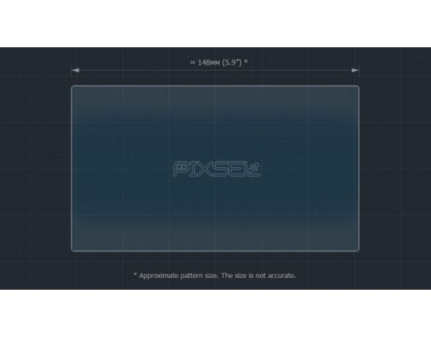 Защитное стекло Pixsel на монитор AUDI A4 / S4 / RS4 - 6.7“ 2012 - 2014 (гибридное мат)