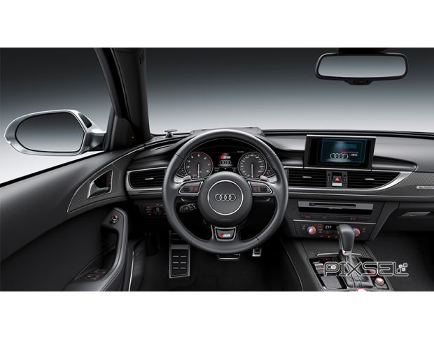 Защитное стекло Pixsel на монитор AUDI A6 / S6 / RS6 - 7.7“ 2011 - 2014 (гибридное глянец)