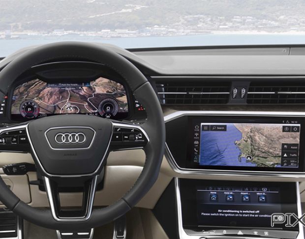 Захисне скло Pixsel на монітор AUDI A7 / RS7 / S7 - 11.1“ 2019 - (гібридне глянець)