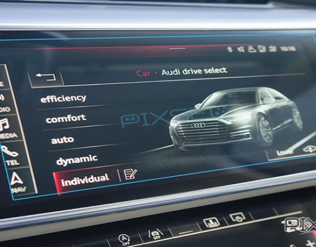 Защитное стекло Pixsel на монитор AUDI A8 / S8 - 12.1“ 2023 - (гибридное мат)