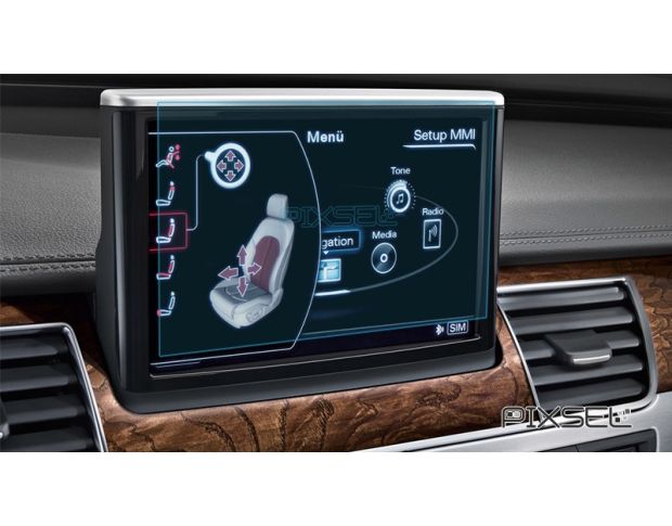 Защитное стекло Pixsel на монитор AUDI A8 / S8 - 7.7“ 2010 - 2013 (гибридное мат)